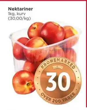 Meny Nektariner, NOK 30 tilbud