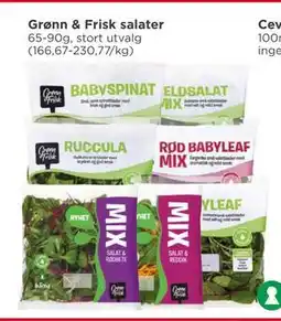 Meny Grønn & Frisk salater, NOK 15 tilbud