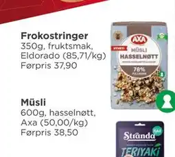 Meny Müsli, NOK 30 tilbud