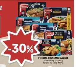 Matkroken FINDUS FISKEMIDDAGER tilbud