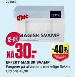 Europris EFFEKT MAGISK SVAMP, NOK 30 tilbud