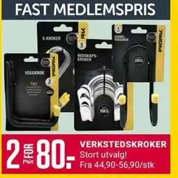 Europris VERKSTEDSKROKER, Medlemspris tilbud