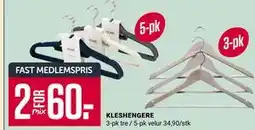 Europris KLESHENGERE, Medlemspris tilbud
