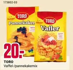 Europris TORO, NOK 20 tilbud