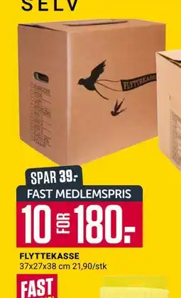Europris FLYTTEKASSE, Medlemspris tilbud