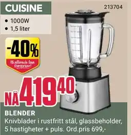 Europris BLENDER, NOK 419.4 tilbud