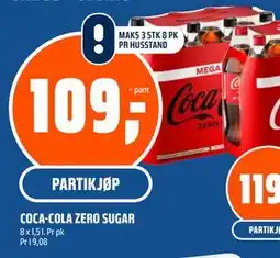 Coop Obs COCA-COLA ZERO SUGAR, NOK 109 tilbud