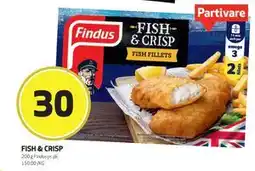 Bunnpris FISH & CRISP, NOK 30 tilbud