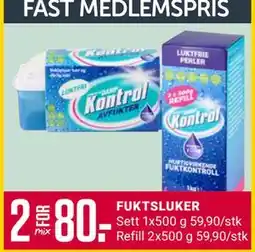Europris FUKTSLUKER, Medlemspris tilbud