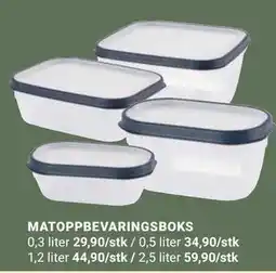 Europris MATOPPBEVARINGSBOKS tilbud