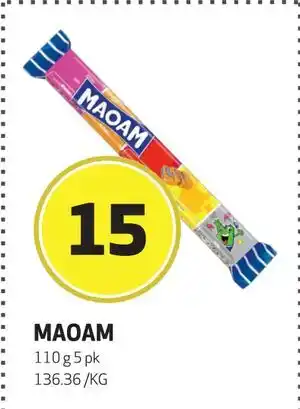 Bunnpris MAOAM, NOK 15 tilbud