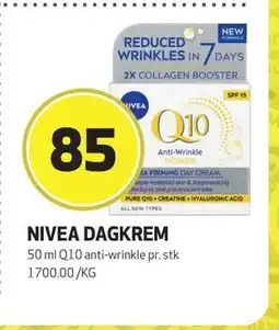 Bunnpris NIVEA DAGKREM, NOK 85 tilbud