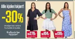 Europris Alle kjoler/skjørt! tilbud
