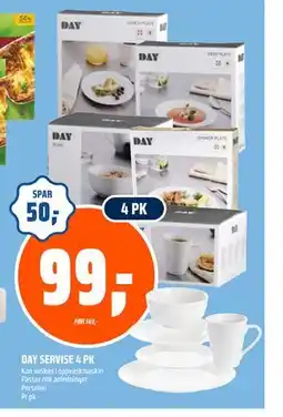 Coop Obs DAY SERVISE 4 PK, NOK 99 tilbud