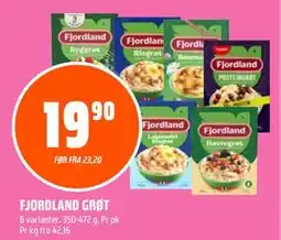 Coop Obs FJORDLAND GRØT, NOK 19.9 tilbud