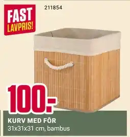 Europris KURV MED FÔR, NOK 100 tilbud