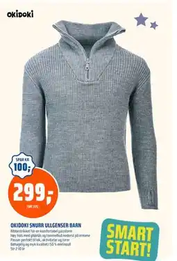 Coop Obs OKIDOKI SNURR ULLGENSER BARN, NOK 299 tilbud