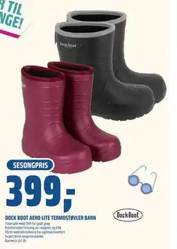 Coop Obs DOCK BOOT AERO LITE TERMOSTØVLER BARN, NOK 399 tilbud