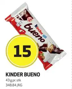Bunnpris KINDER BUENO, NOK 15 tilbud