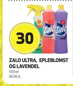 Bunnpris ZALO ULTRA, EPLEBLOMST OG LAVENDEL, NOK 30 tilbud