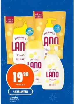 Coop Obs LANO SÅPE, NOK 19.9 tilbud