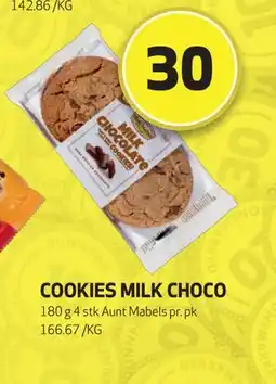 Bunnpris COOKIES MILK CHOCO, NOK 30 tilbud
