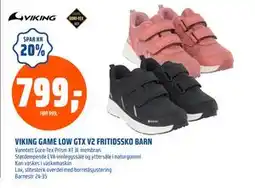 Coop Obs VIKING GAME LOW GTX V2 FRITIDSSKO BARN, NOK 799 tilbud