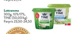 Jacobs Lettrømme, NOK 15 tilbud