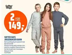 Coop Obs SOFTER DAYS JOGGEBUKSER BARN, NOK 149 tilbud