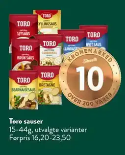 Jacobs Toro sauser, NOK 10 tilbud