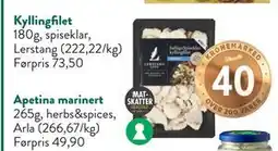 Jacobs Kyllingfilet, NOK 40 tilbud