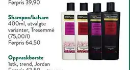 Jacobs Shampoo/balsam, NOK 30 tilbud