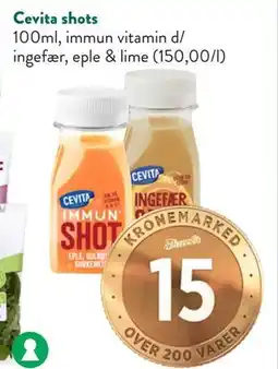 Jacobs Cevita shots, NOK 15 tilbud