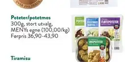 Jacobs Poteter/potetmos, NOK 30 tilbud