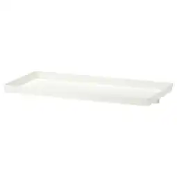 IKEA Mittzon Utstillingshylle til underst m hjul, hvit, 80x4 cm tilbud