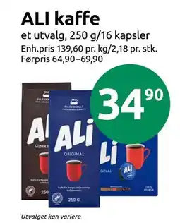 Joker ALI kaffe, NOK 34.9 tilbud