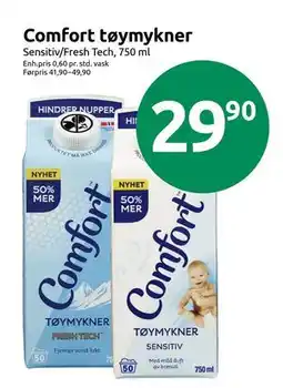 Joker Comfort tøymykner, NOK 29.9 tilbud