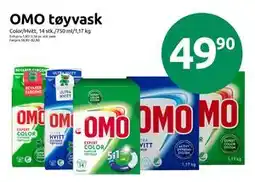 Joker OMO tøyvask, NOK 49.9 tilbud