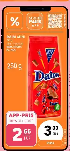Scandinavian Park DAIM MINI, EUR 3.33, App-pris tilbud
