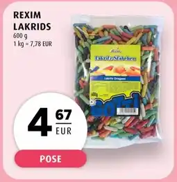 Scandinavian Park REXIM LAKRIDS, EUR 4.67 tilbud