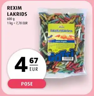 Scandinavian Park REXIM LAKRIDS, EUR 4.67 tilbud