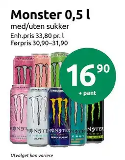 Joker Monster 0,5 l, NOK 16.9 tilbud