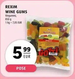 Scandinavian Park REXIM WINE GUMS, EUR 5.99 tilbud