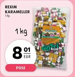 Scandinavian Park REXIM KARAMELLER, EUR 8.01 tilbud