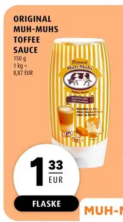 Scandinavian Park ORIGINAL MUH-MUHS TOFFEE SAUCE, EUR 1.33 tilbud