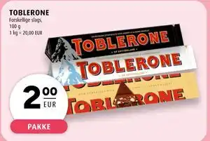 Scandinavian Park TOBLERONE, EUR 2 tilbud