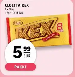 Scandinavian Park CLOETTA KEX, EUR 5.99 tilbud