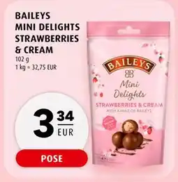 Scandinavian Park BAILEYS MINI DELIGHTS STRAWBERRIES & CREAM, EUR 3.34 tilbud
