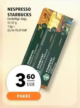 Scandinavian Park NESPRESSO STARBUCKS, EUR 3.6 tilbud