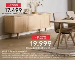 Skeidar Woodcraft skjenk, NOK 24999, Medlemspris tilbud